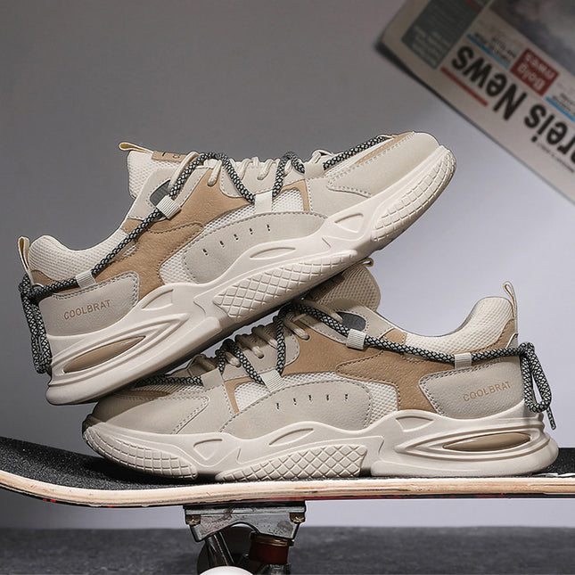 Zapatillas Hombre Coolbrat Beige Moqenko