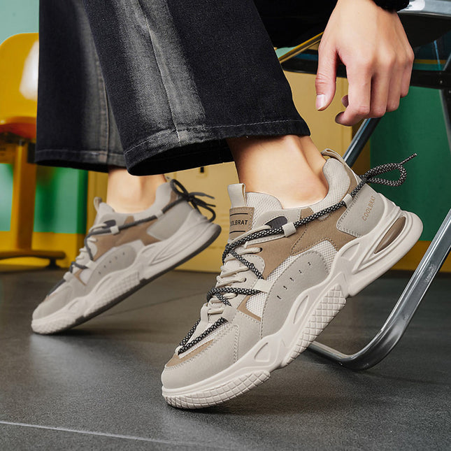Zapatillas Hombre Coolbrat Beige Moqenko
