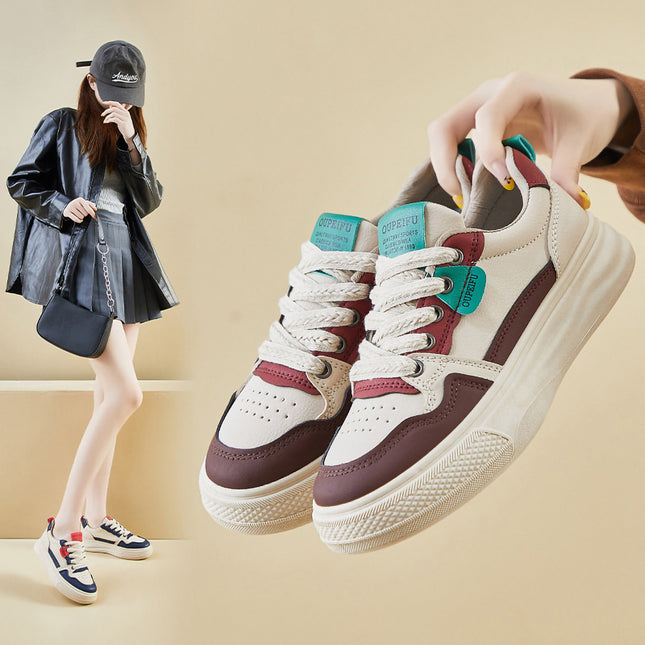 Zapatillas Mujer Peifu Marron Moqenko