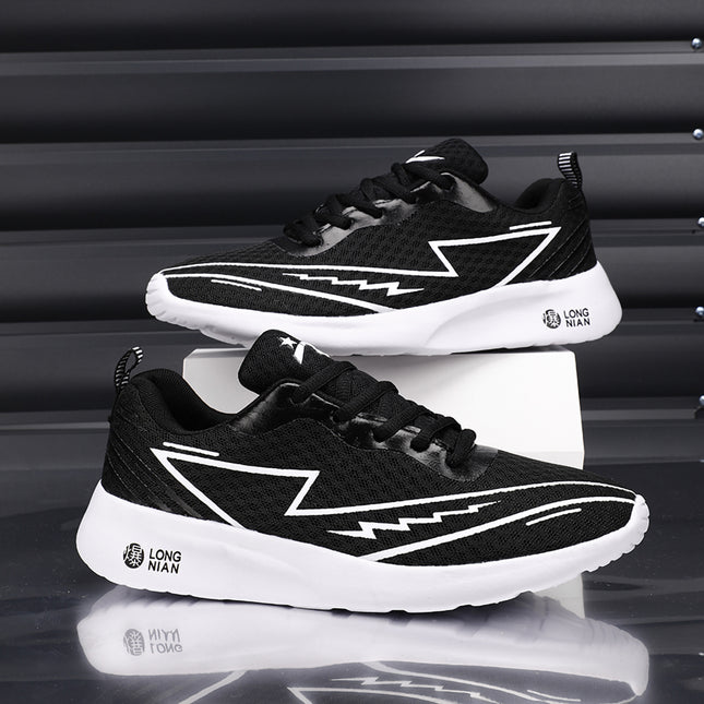 Zapatillas Hombre Long Negro Moqenko