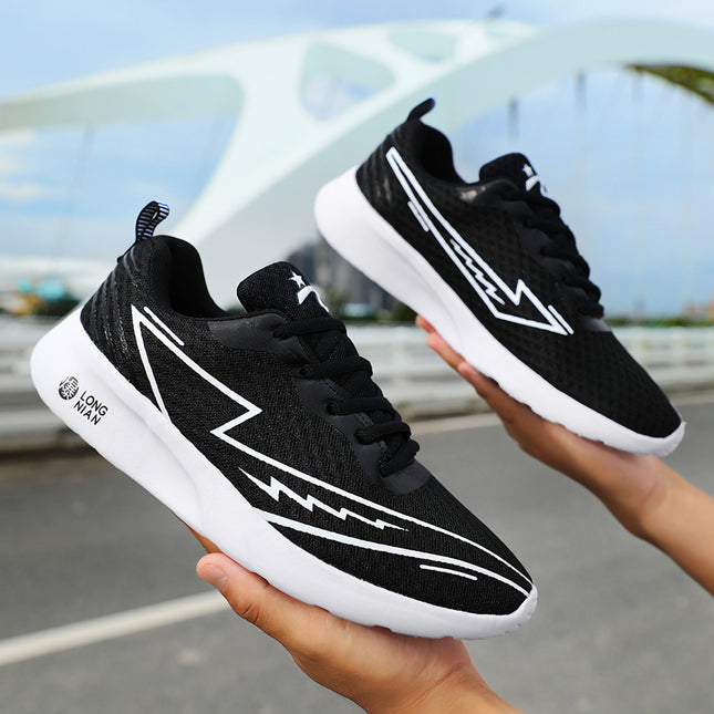 Zapatillas Hombre Long Negro Moqenko