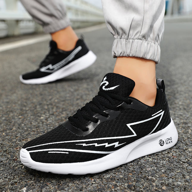 Zapatillas Hombre Long Negro Moqenko