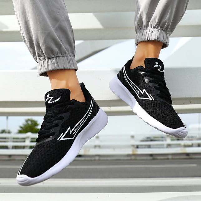 Zapatillas Hombre Long Negro Moqenko