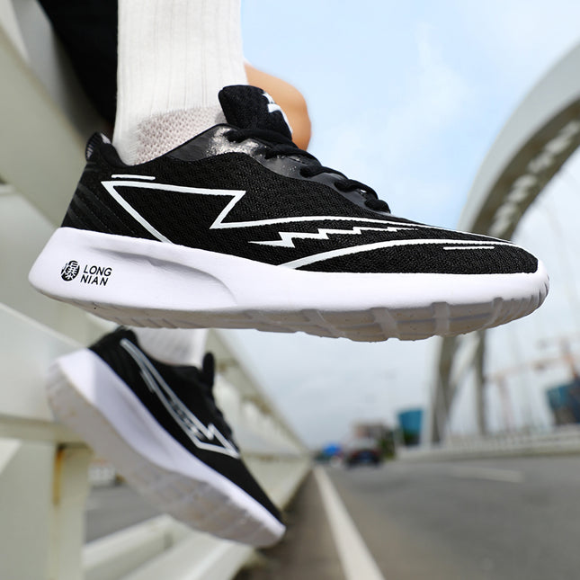 Zapatillas Hombre Long Negro Moqenko