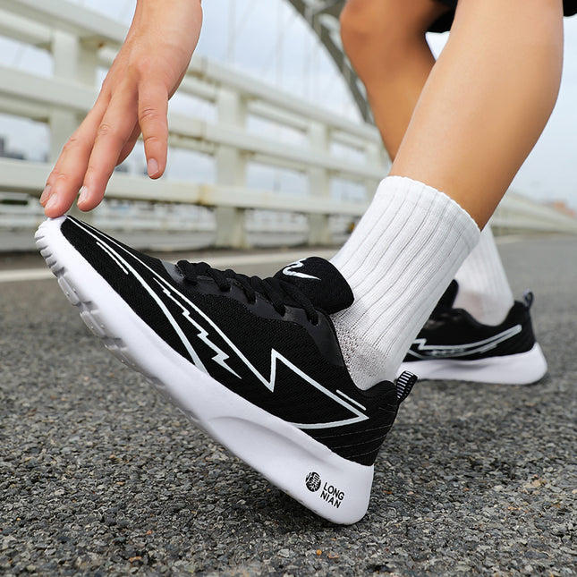 Zapatillas Hombre Long Negro Moqenko