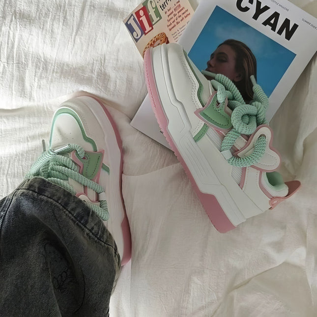 Zapatillas Mujer Mumbai Rosado Moqenko