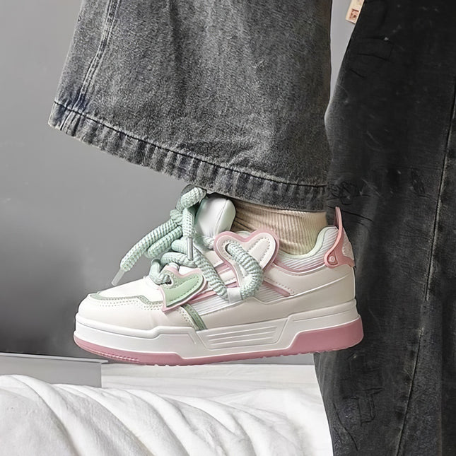 Zapatillas Mujer Mumbai Rosado Moqenko