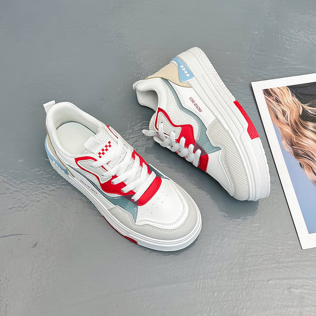Zapatillas Mujer Brusela Rojo Moqenko