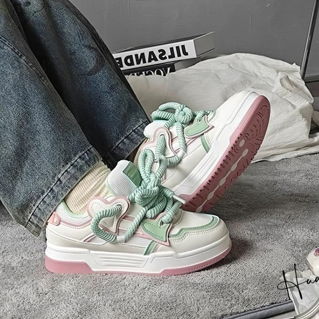 Zapatillas Mujer Mumbai Rosado Moqenko