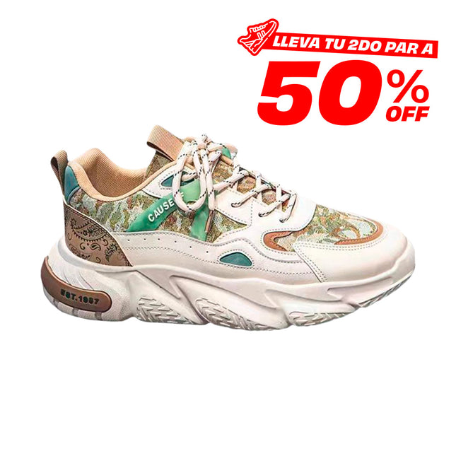 Zapatillas Hombre Atlas Marron Moqenko