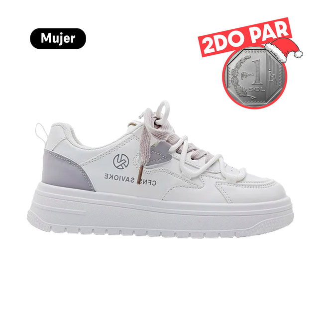 Zapatillas Mujer Luna Gris Moqenko