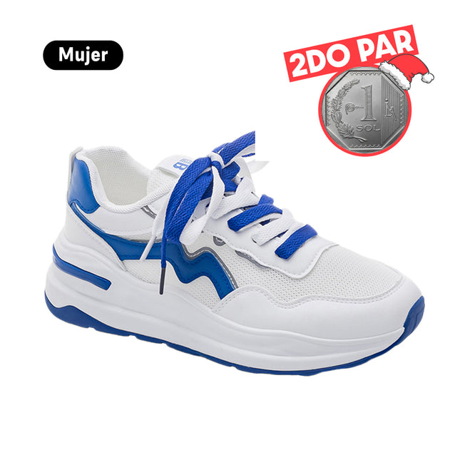 Zapatillas Mujer Skyna Azul Moqenko