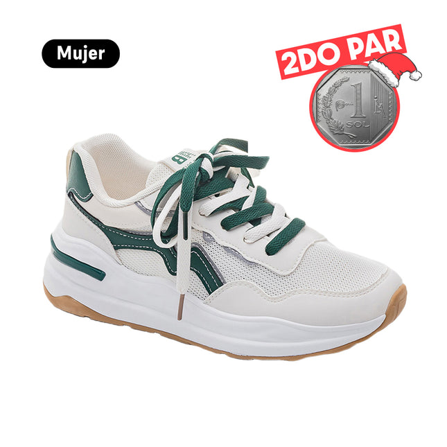 Zapatillas Mujer Skyna Verde Moqenko