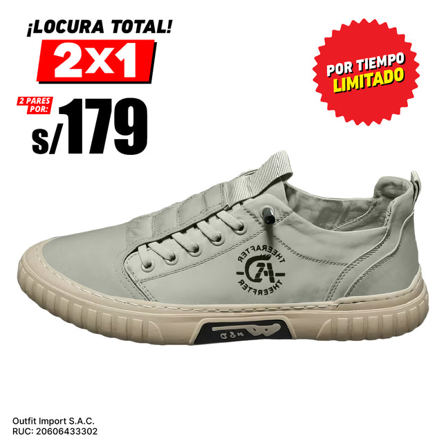 Zapatillas Hombre Toronto Verde Moqenko