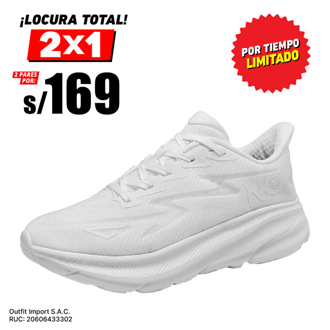 Zapatillas Hombre Noka Blanco Moqenko