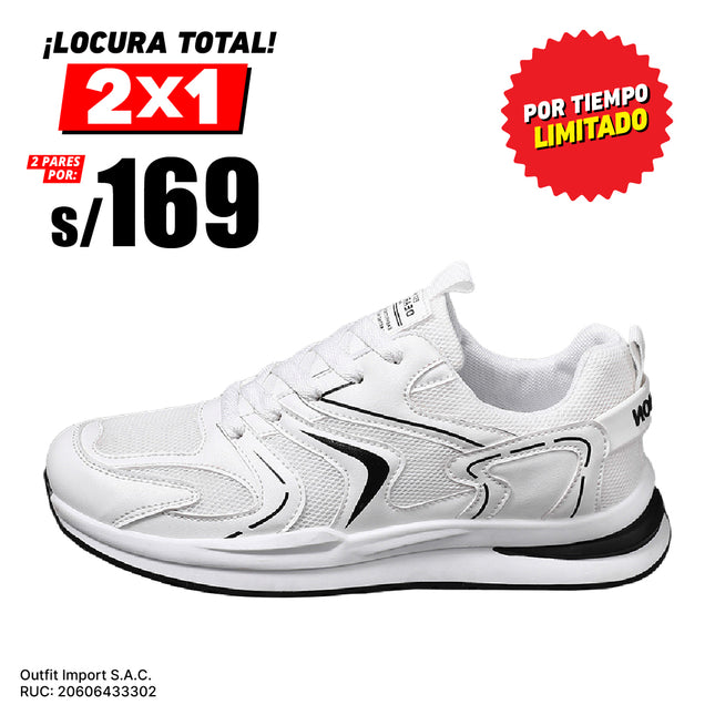 Zapatillas Hombre Atlanta Blanco Moqenko