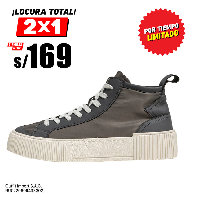 Zapatillas Hombre Kaizen Gris Moqenko