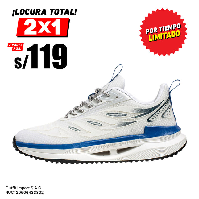 Zapatillas Hombre Palma Blanco Moqenko