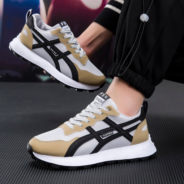 Zapatillas Hombre Pibu Marron Moqenko