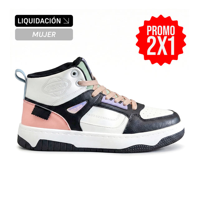 Zapatillas Mujer Atenas Rosado Moqenko