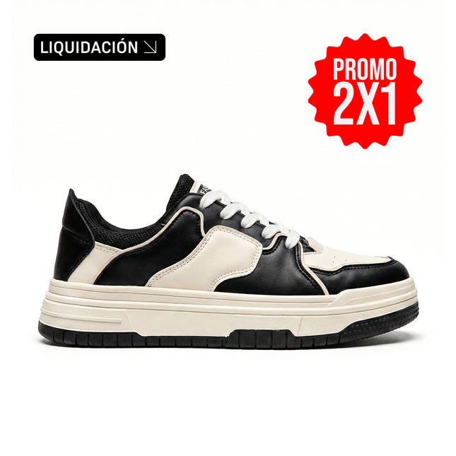 Zapatillas Hombre Lyon Negro Moqenko