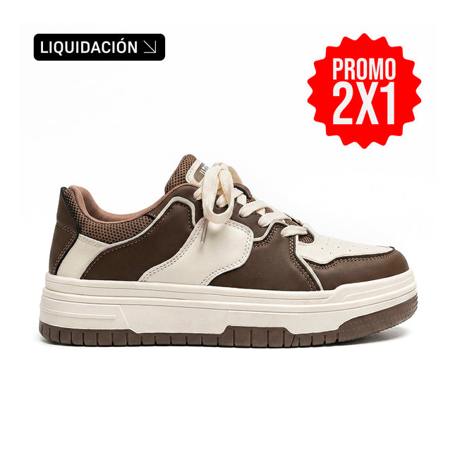 Zapatillas Hombre Lyon Marron Moqenko