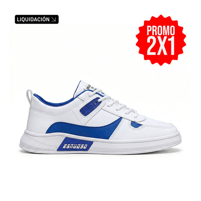 Zapatillas Hombre Moscu Azul Moqenko