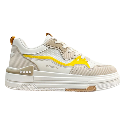 Zapatillas Mujer Brusela Amarillo Moqenko – Últimos pares