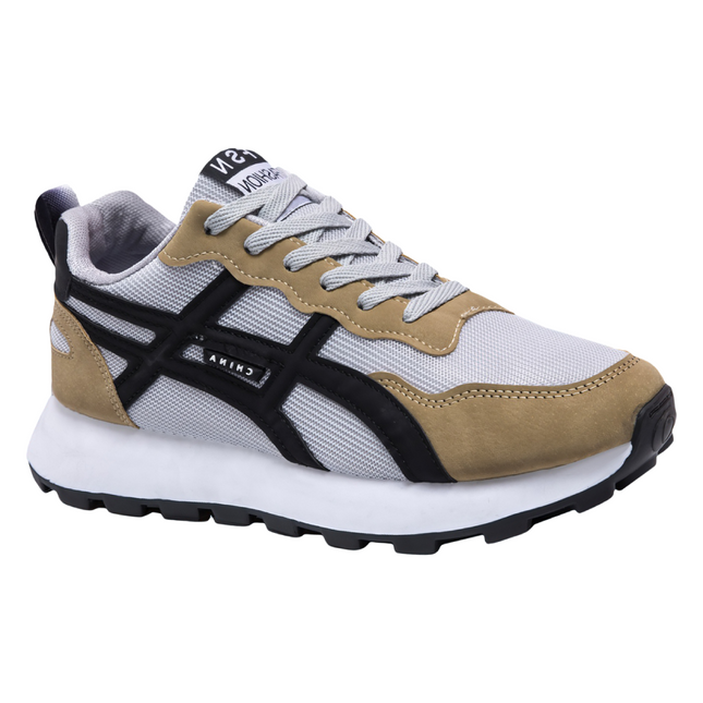 Zapatillas Hombre Pibu Marron Moqenko