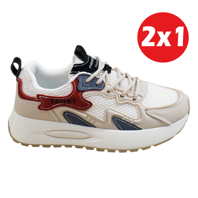 Zapatillas Mujer Aurora Khaki PV Moqenko