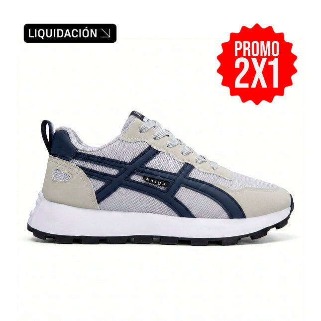 Zapatillas Hombre Pibu Gris Moqenko