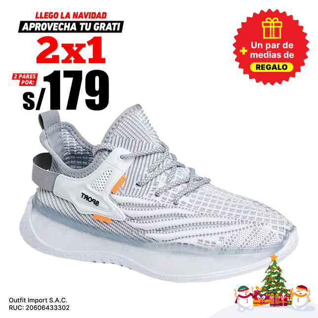 Zapatillas Hombre Joao Sport Blanco Moqenko