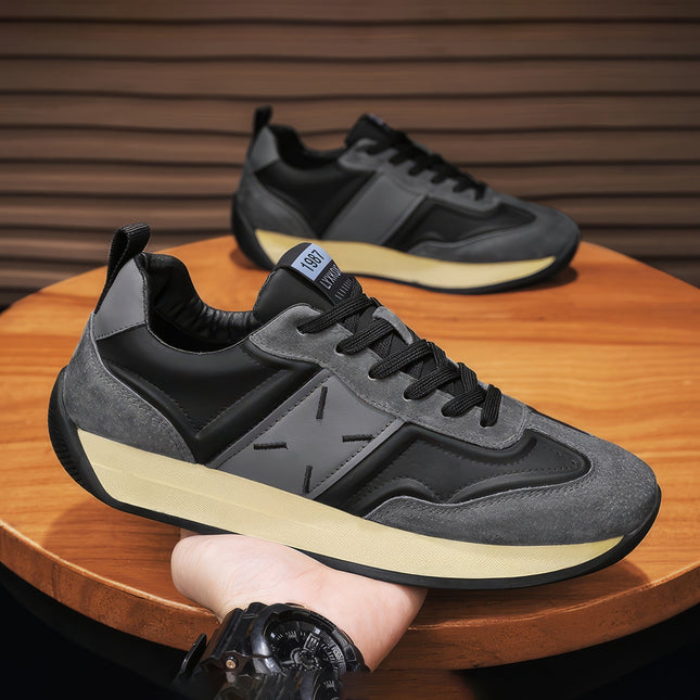 Zapatillas Hombre Denim Gris Moqenko