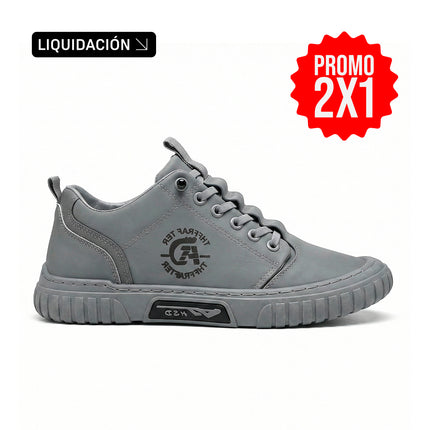 Zapatillas Hombre Toronto Gris Moqenko