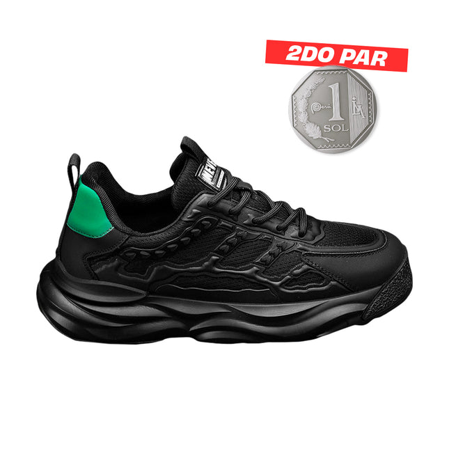 Zapatillas Hombre Never Negro Moqenko