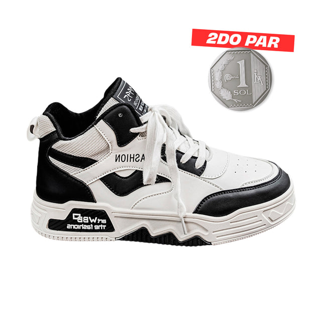 Zapatillas Hombre Luanda Negro Moqenko