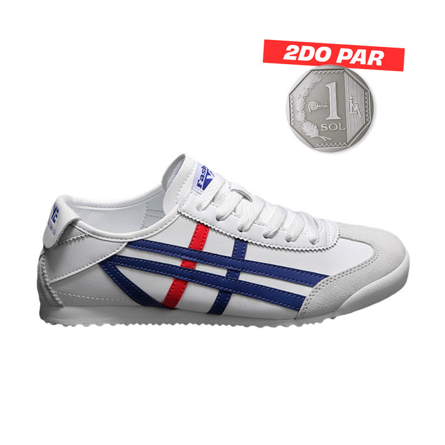 Zapatillas Hombre Fashion Trend Blanco Moqenko