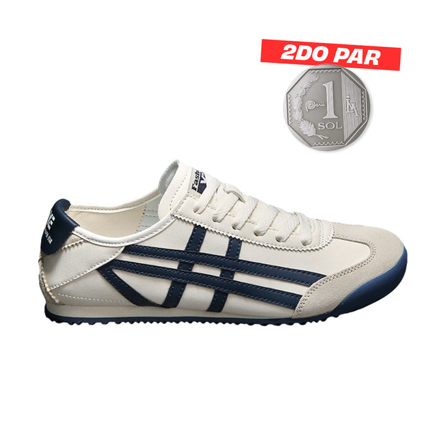 Zapatillas Hombre Fashion Trend Azul Moqenko