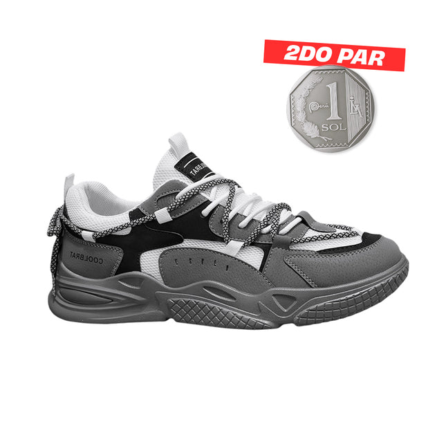 Zapatillas Hombre Coolbrat Gris Moqenko