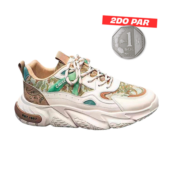 Zapatillas Hombre Atlas Marron Moqenko