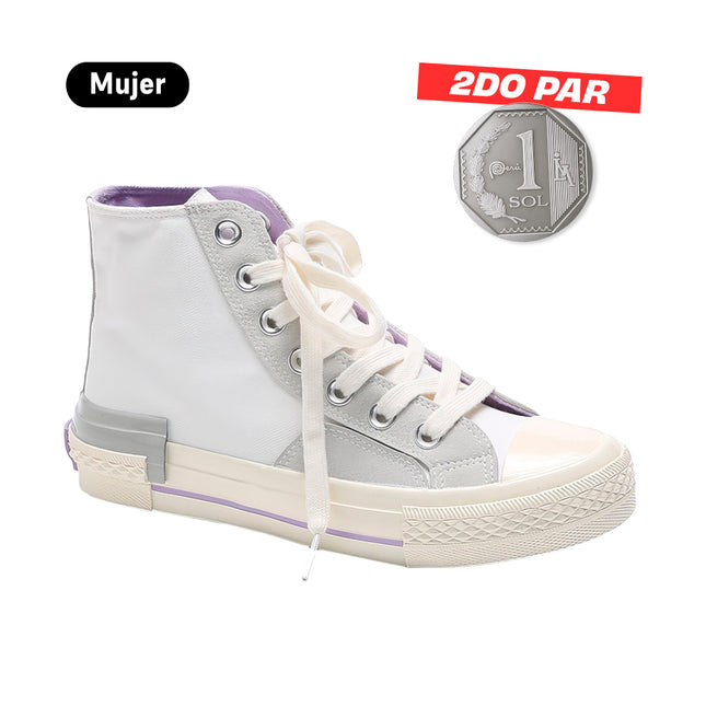 Zapatillas Mujer Tokio Purpura Moqenko