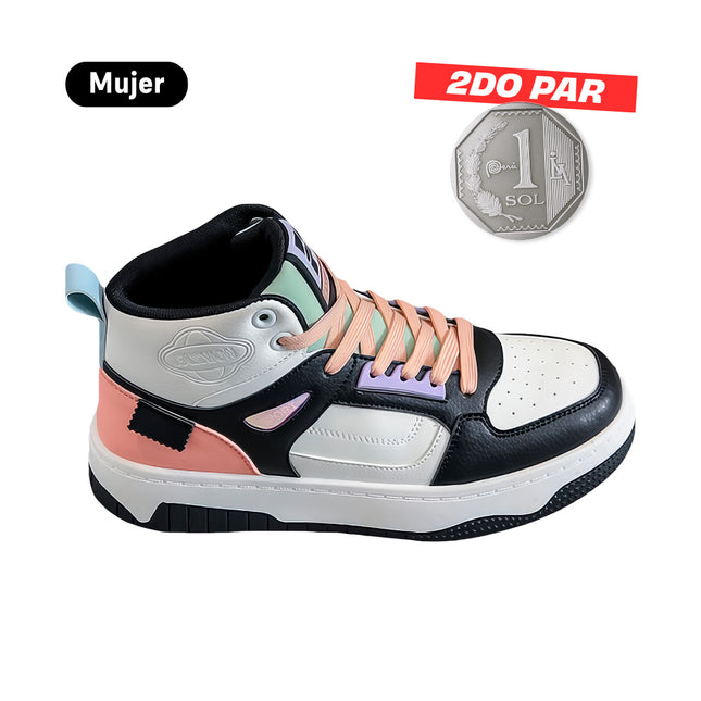 Zapatillas Mujer Atenas Rosado Moqenko