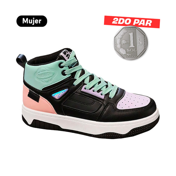 Zapatillas Mujer Atenas Verde Moqenko