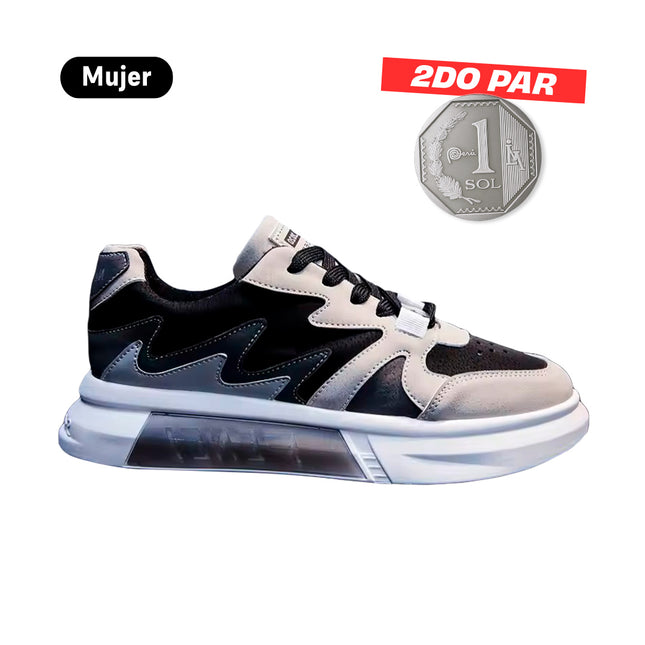 Zapatillas Mujer Yibeid Gris Moqenko