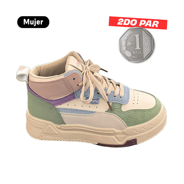 Zapatillas Mujer Uniity Verde Moqenko
