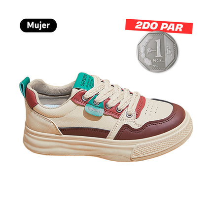 Zapatillas Mujer Peifu Marron Moqenko