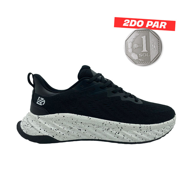 Zapatillas Nimbus Jacquard Negro Unisex Moqenko