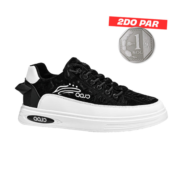 Zapatillas Hombre Gales Negro Moqenko