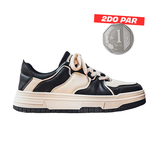 Zapatillas Hombre Lyon Negro Moqenko