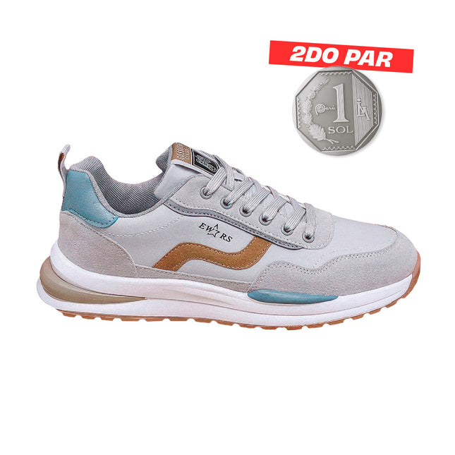 Zapatillas Hombre Melbor Gris Moqenko